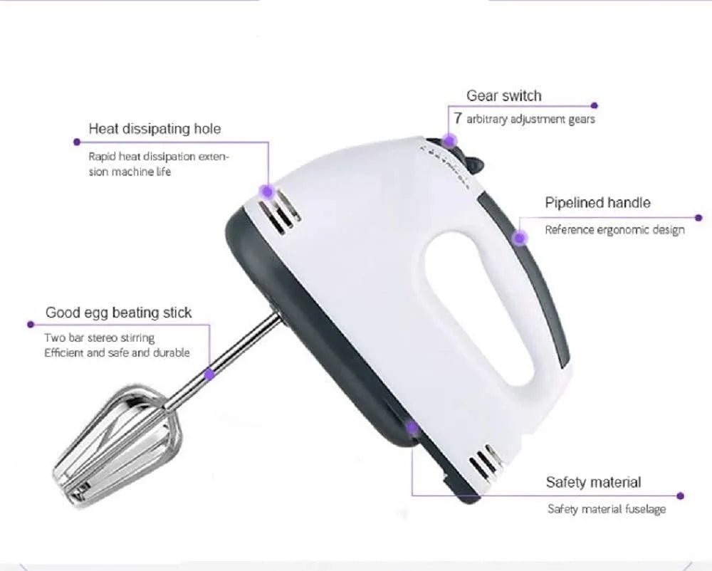 Scarlett Hand Mixer – 7 Speed