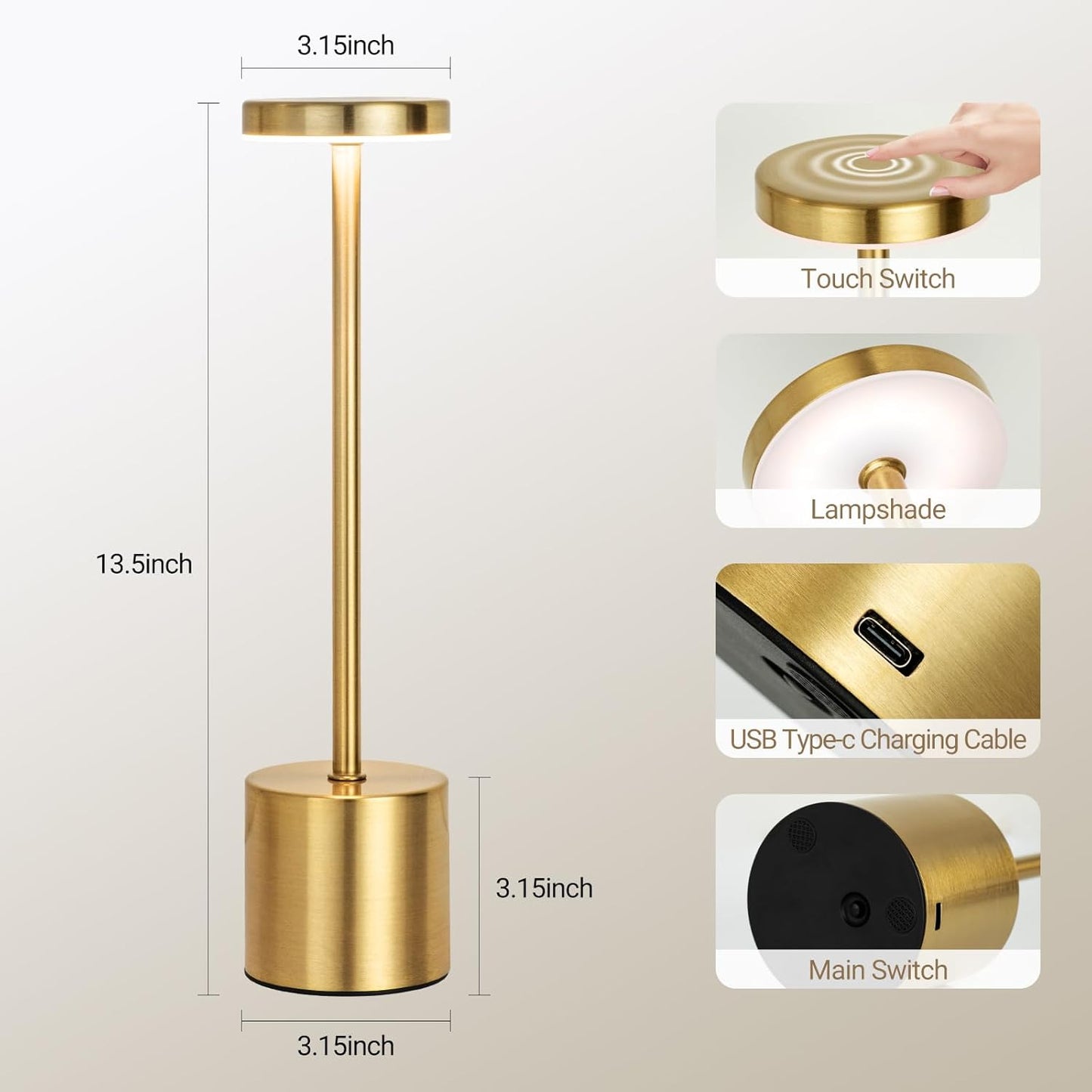 Cordless Table Lamp
