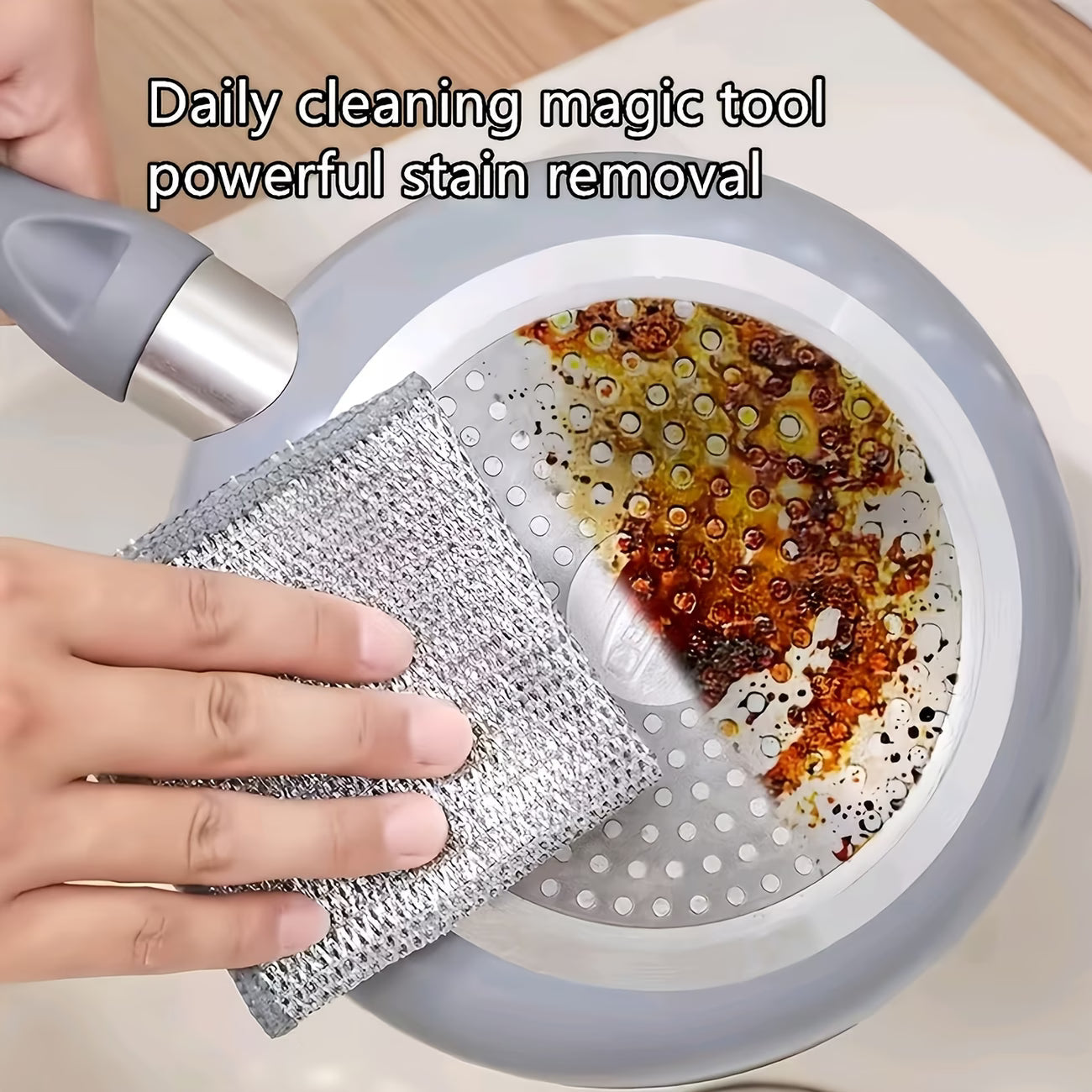 Magic Cleaning Cloth Kitchen Dish Washing Steel Wire