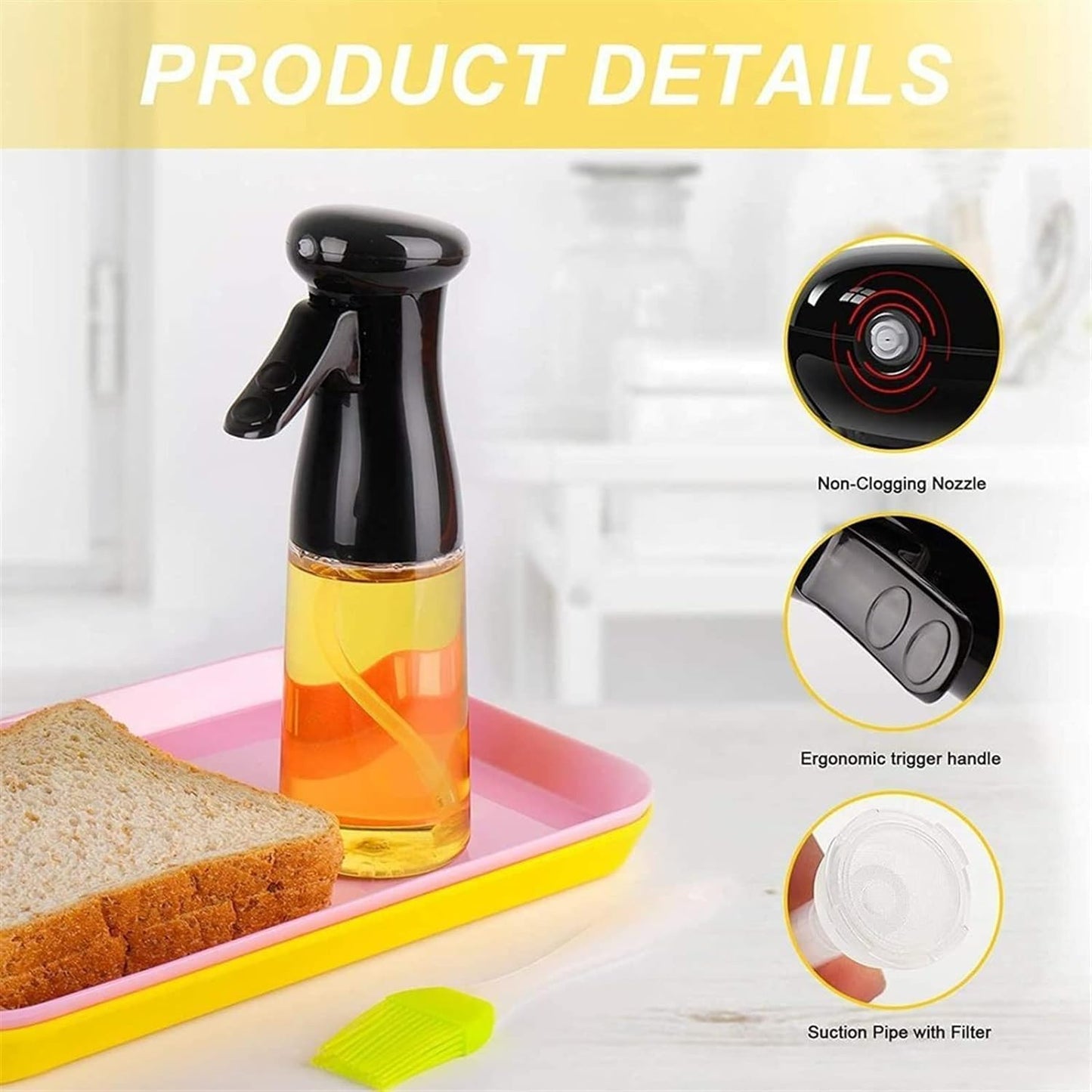 Glass Oil Spray Bottle
