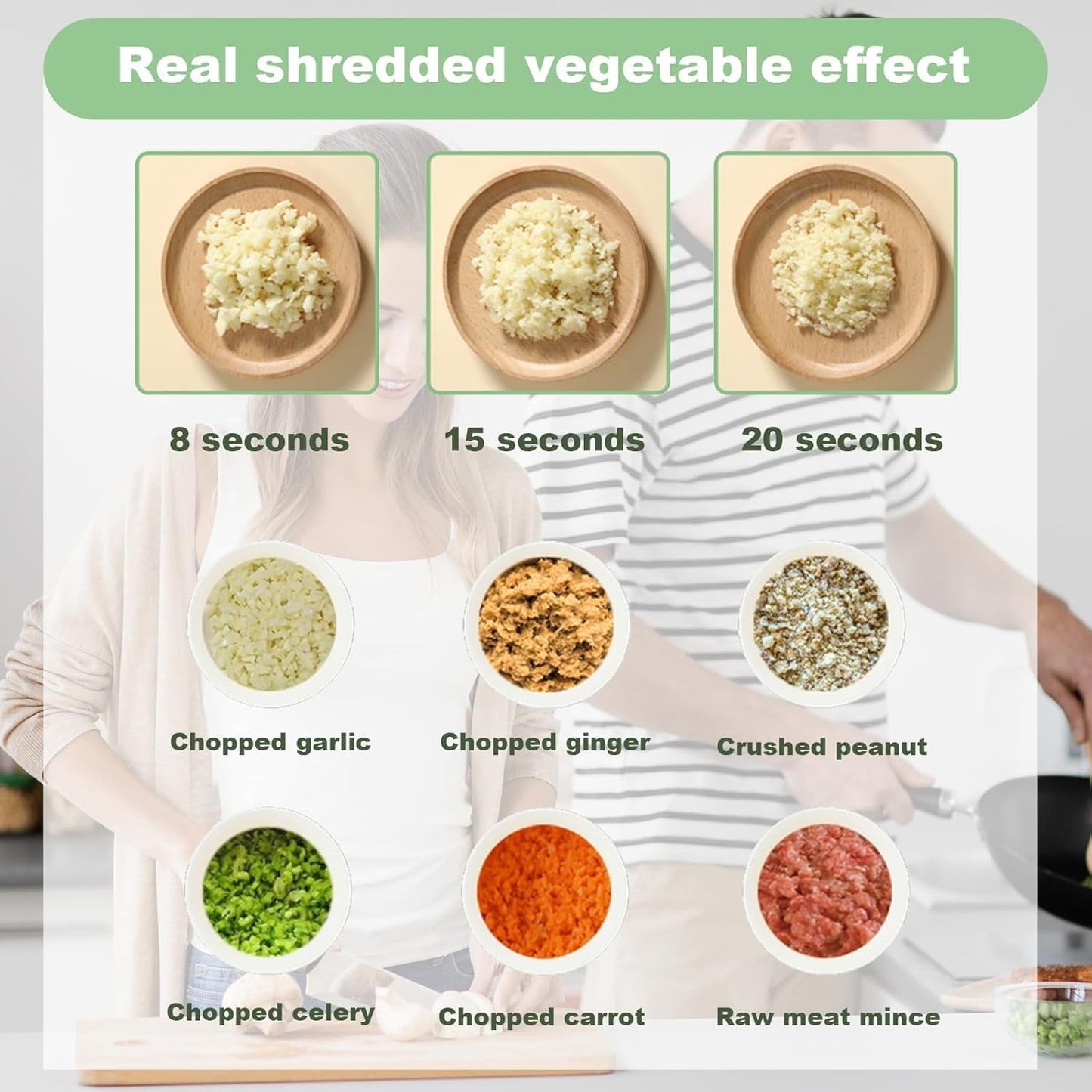4 in 1 Multifunctional Electric Vegetable & Meat Speedy Grinder