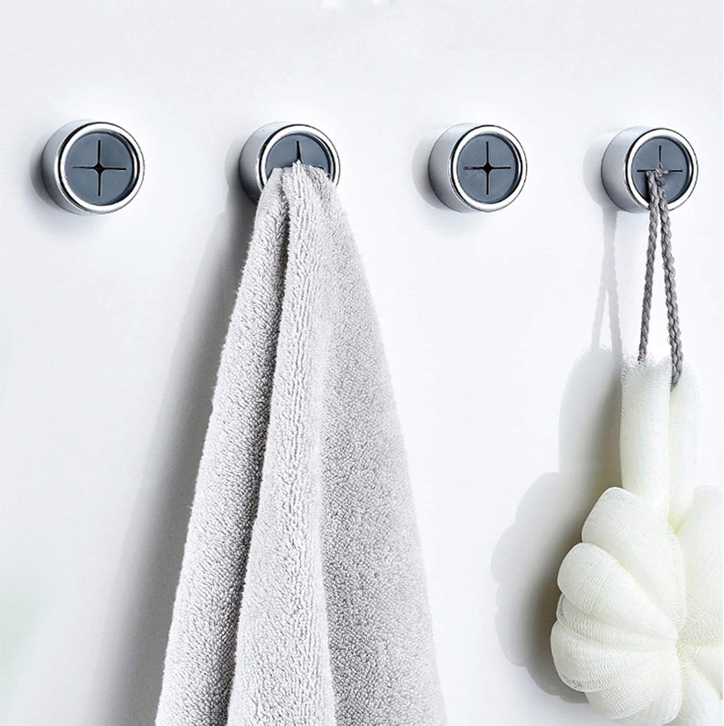 Magic Towel Holder – Self-Adhesive Push & Grip Hook