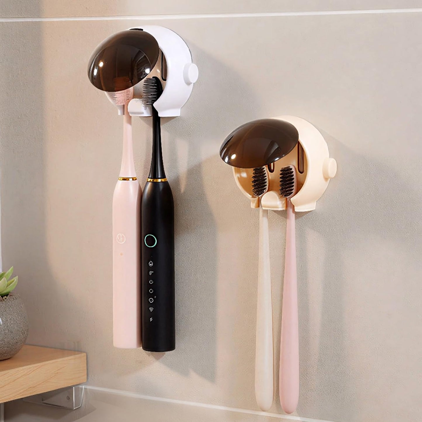Wall Mounted Astronaut Toothbrush Holder