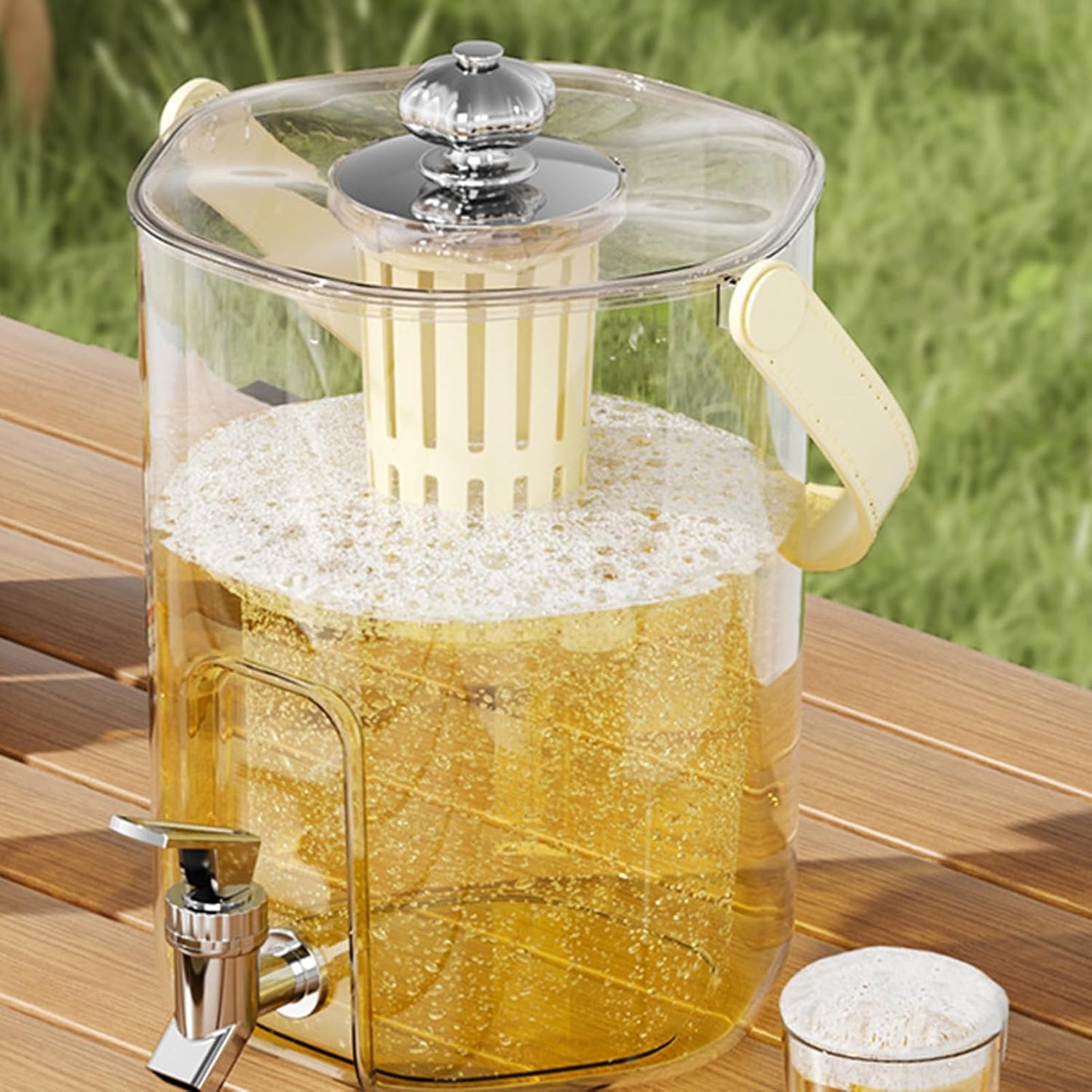 5L Luxury Acrylic Drink Dispenser with Infuser