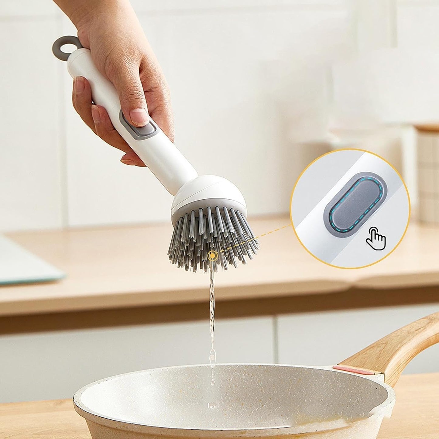 2-in-1 Automatic Liquid Soap Dispensing Brush