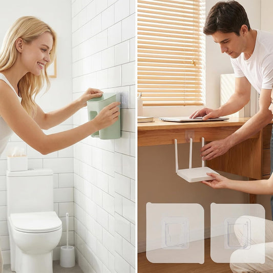 Magic Double-Sided Wall Hooks – Strong Grip No Drill