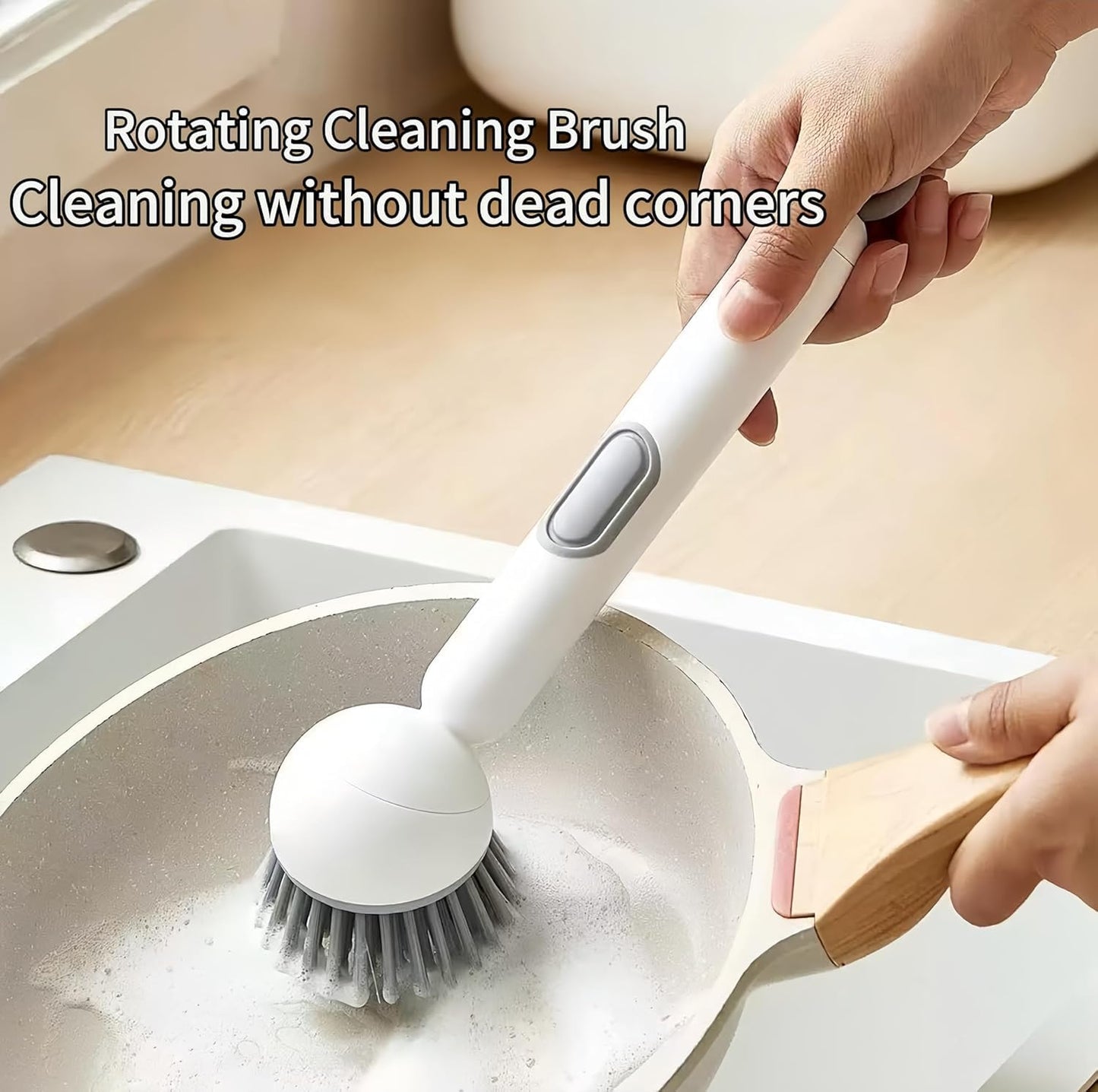 2-in-1 Automatic Liquid Soap Dispensing Brush