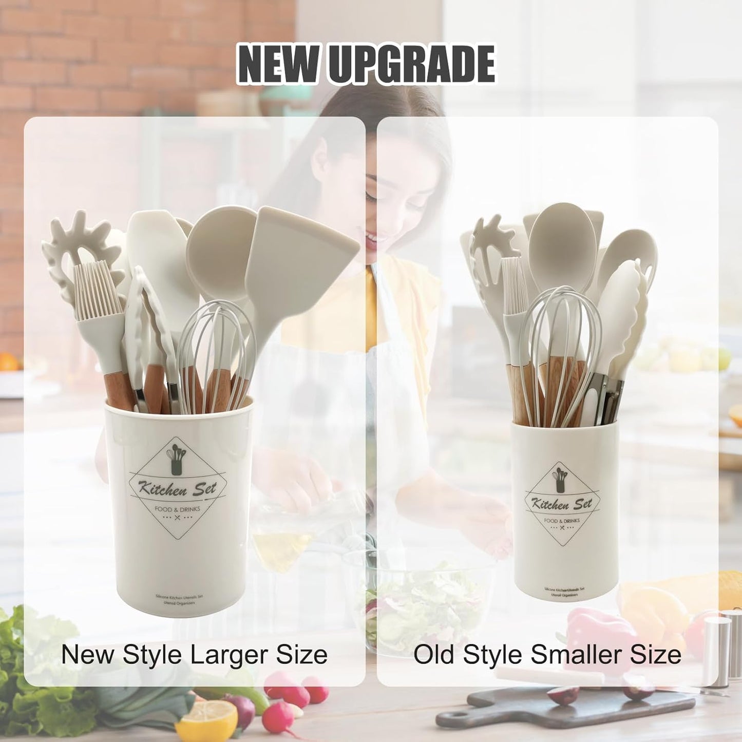 Heat-Resistant Non-Stick Silicone Cooking Tools Set – 12 Pieces Professional Kitchenware