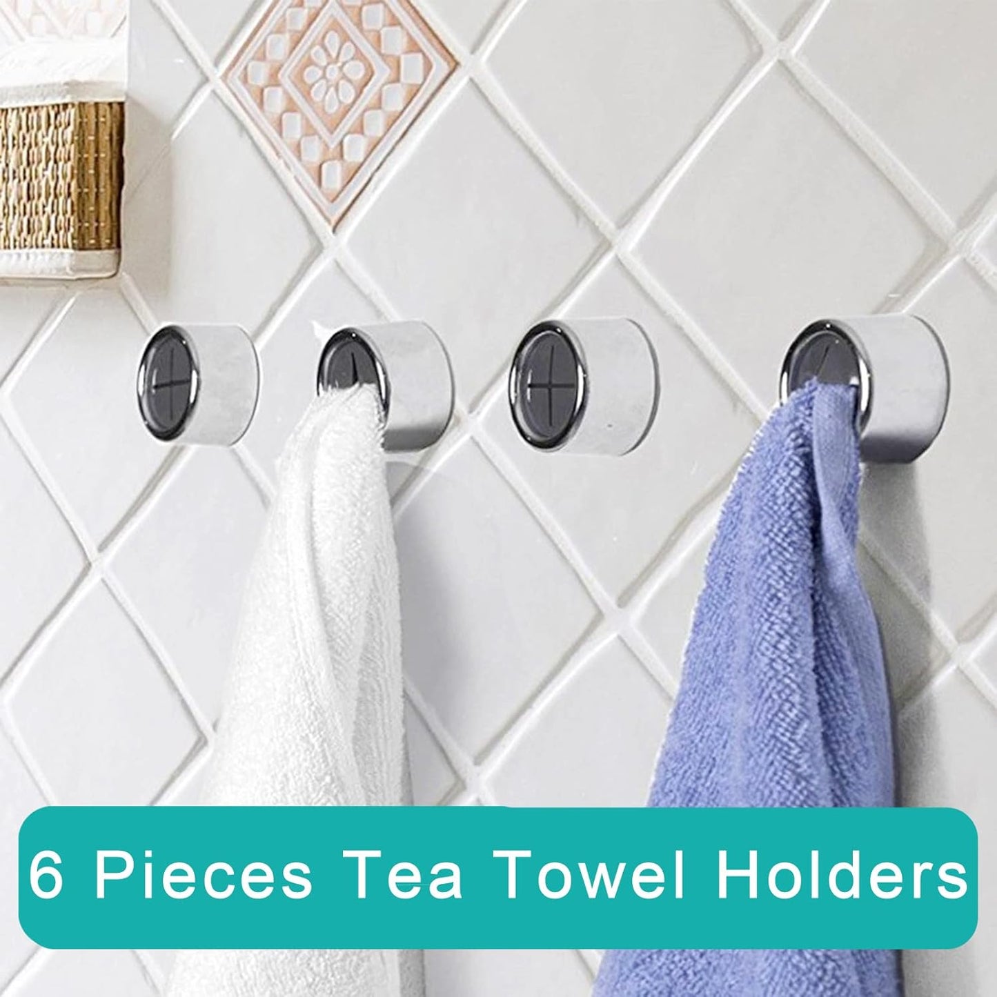 Magic Towel Holder – Self-Adhesive Push & Grip Hook