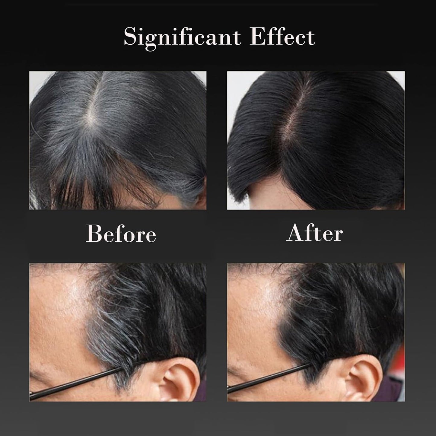 Magic Hair Dye Stick with Comb for Root Touch Up, Instant Grey Hair