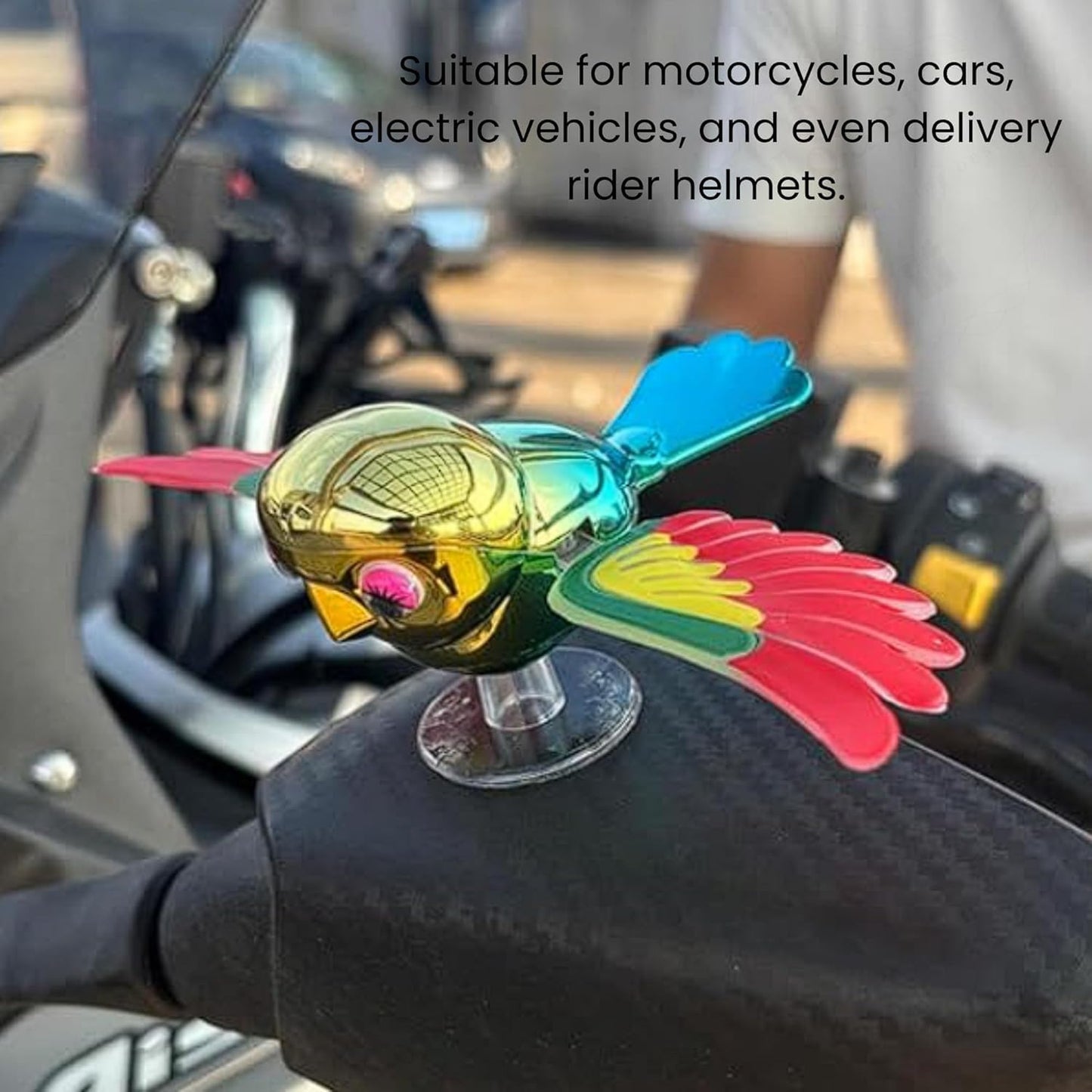 Flying Bird Car & Bike Decoration with Flapping Wings