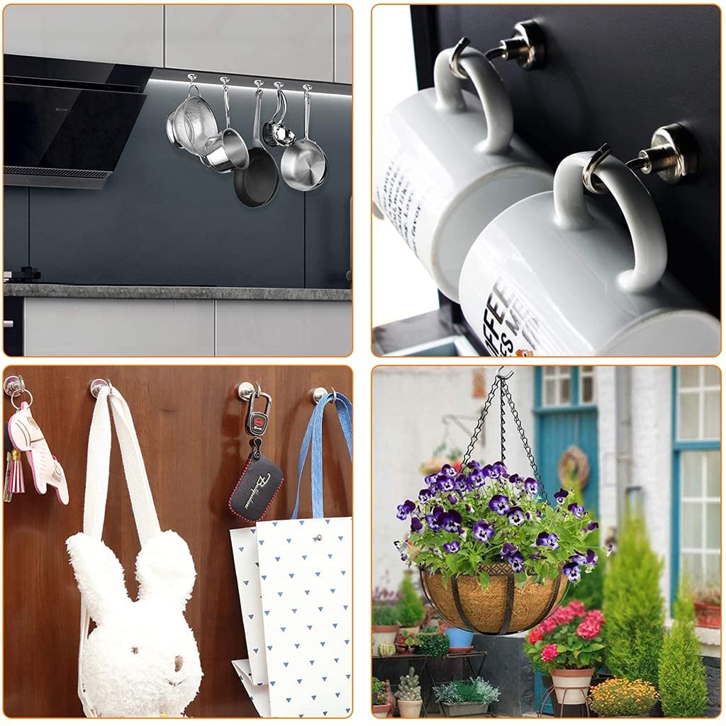 🧲 Ultra-Strong Magnetic Multi-Purpose Hooks 🧲
