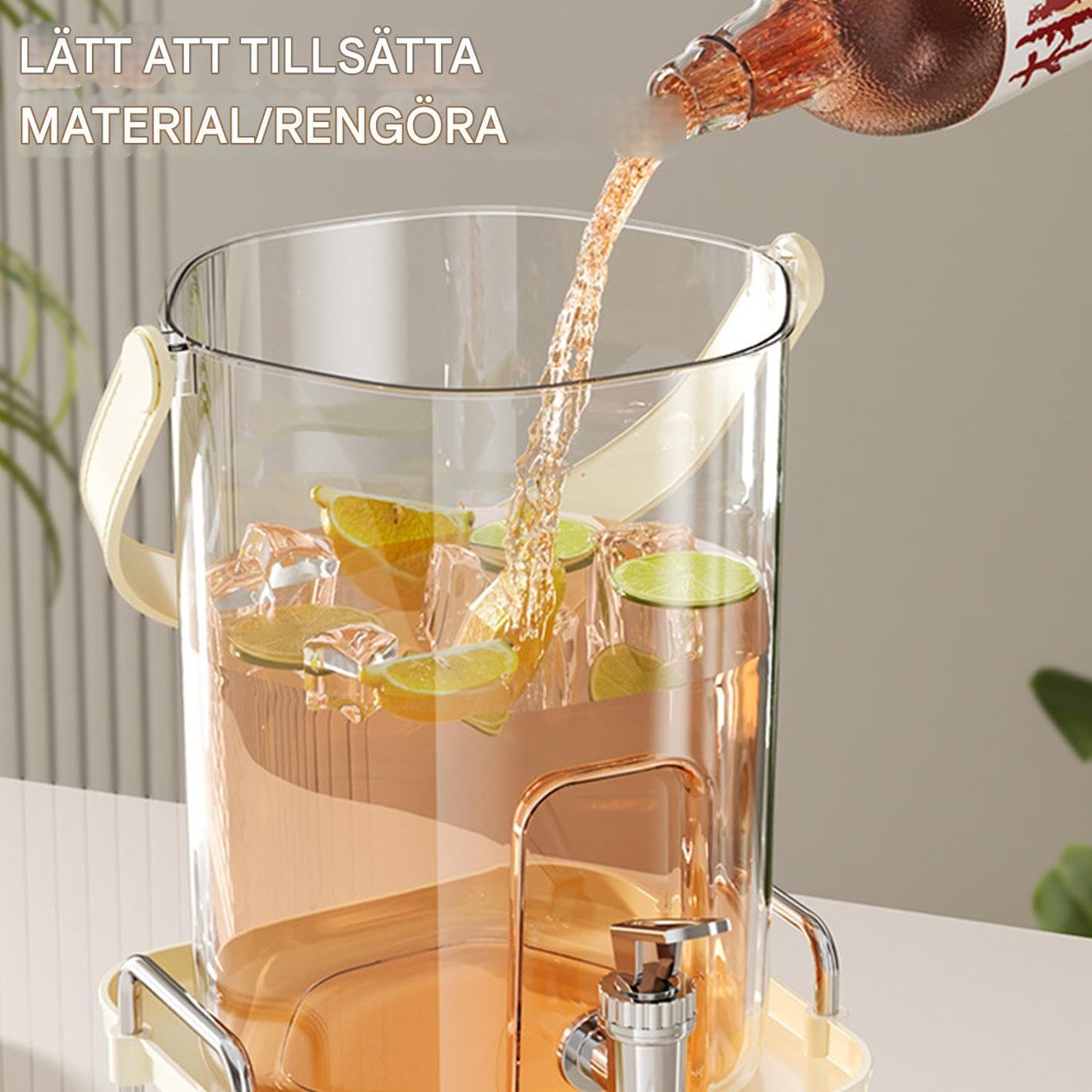 5L Luxury Acrylic Drink Dispenser with Infuser