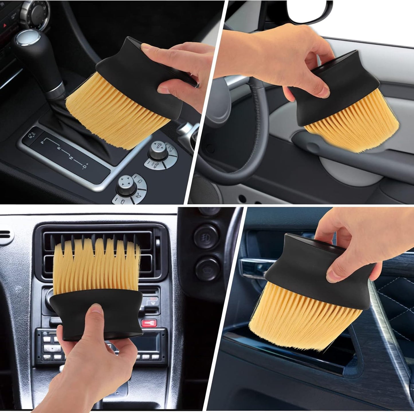Cobee Car Detailing Brush, Car Cleaning Brushes Duster Soft Bristles