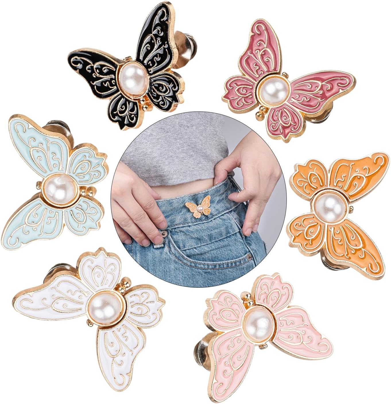 Detachable Butterfly Clips