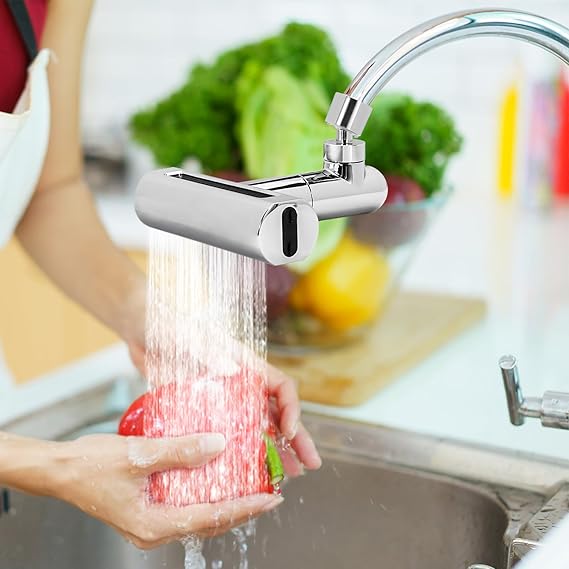 Kitchen Faucet - 4 in 1 360° Swivel Faucet Waterfall Faucet 4 Function Water Saving Kitchen Sink Faucet Bathroom Faucet