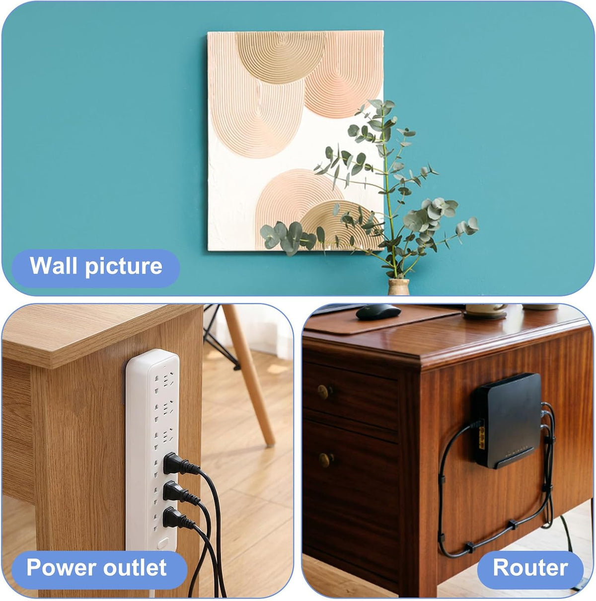 Magic Double-Sided Wall Hooks – Strong Grip No Drill