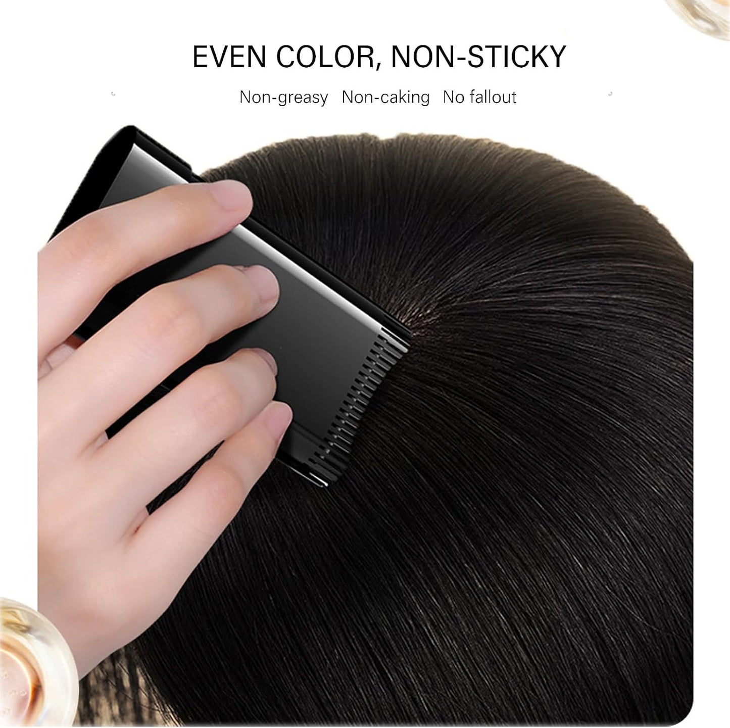 Magic Hair Dye Stick with Comb for Root Touch Up, Instant Grey Hair