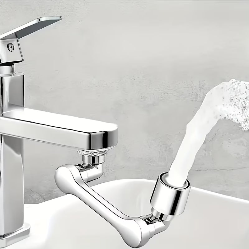Universal 1080 Degree Swivel Extension Faucet Aerator Rotate Robotic Arm Tap Extender