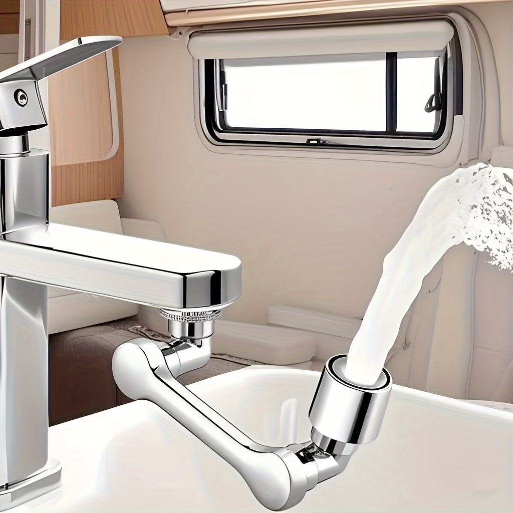Universal 1080 Degree Swivel Extension Faucet Aerator Rotate Robotic Arm Tap Extender