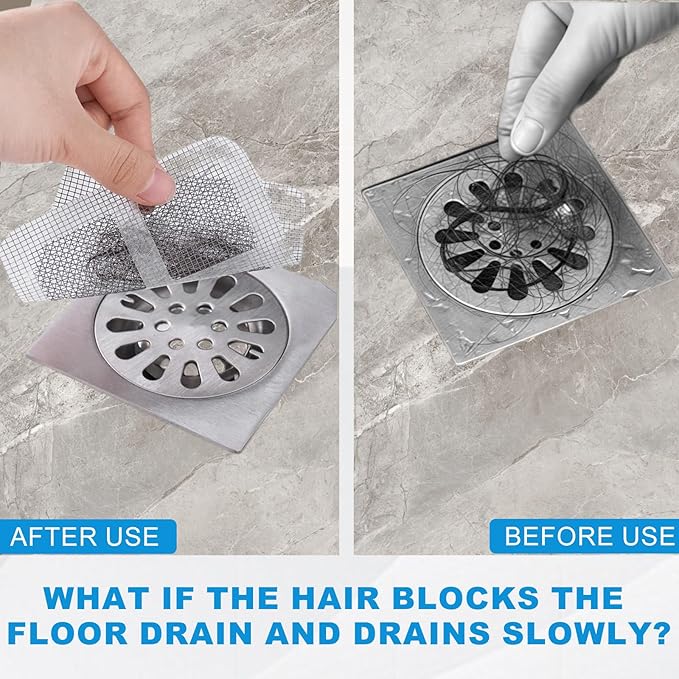 Multifunctional  Self Adhesive Floor Drain Sticker Patch For Kitchen Bathroom Sink Strainer