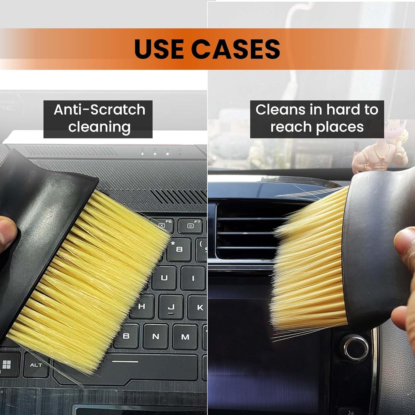 Premium Car Interior Dust Cleaning Soft Brus