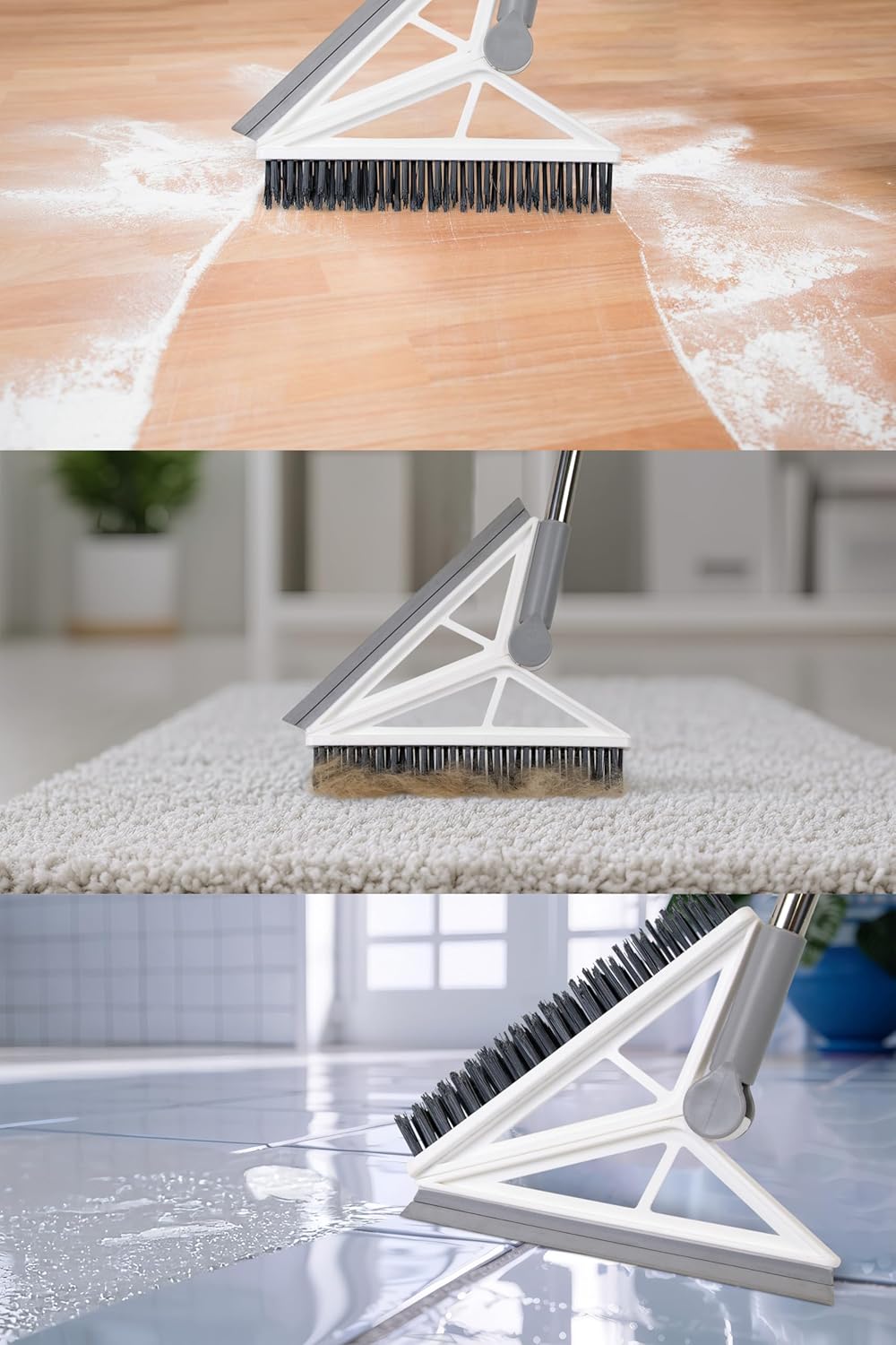 Magic Broom Wipe Squeeze Silicone Mop Multifunctional Magic Wiper Window and Floor, Bathroom Wiper