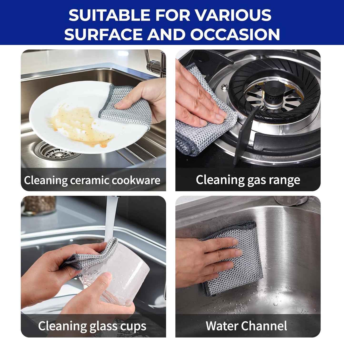 Magic Cleaning Cloth Kitchen Dish Washing Steel Wire