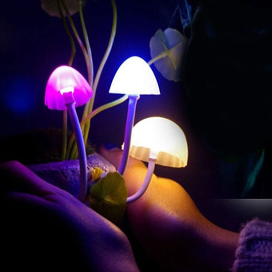 Cute Mushroom LED Night Light – Pack of 2