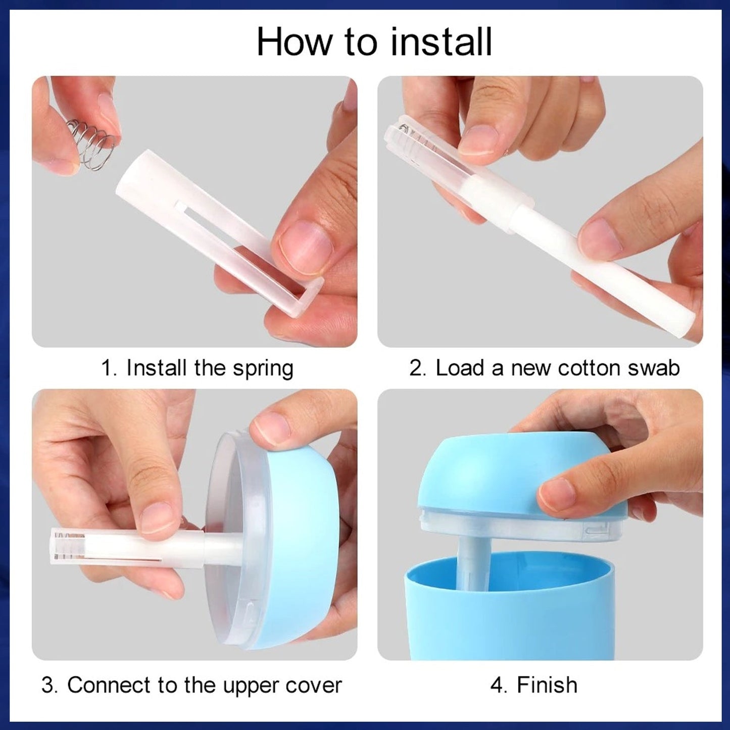 Portable Mini USB Humidifier with Night Light