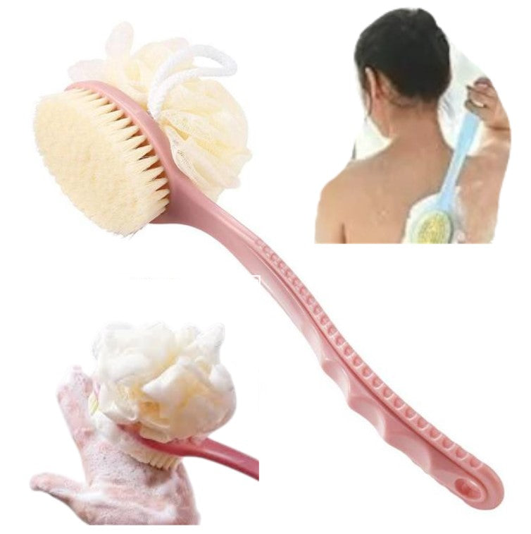 Shower Body Brush with Soft Mesh Sponge, Loofah