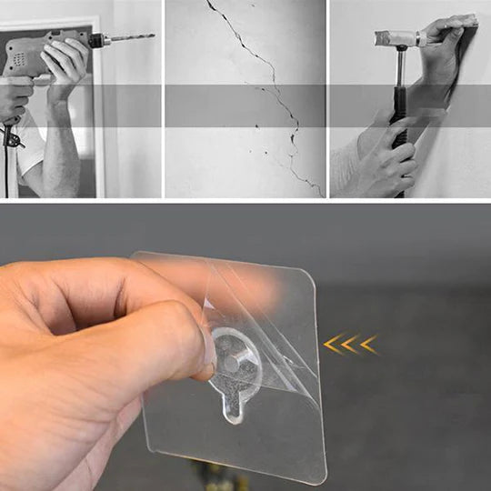pack of 10 Punch-Free Screw Stickers