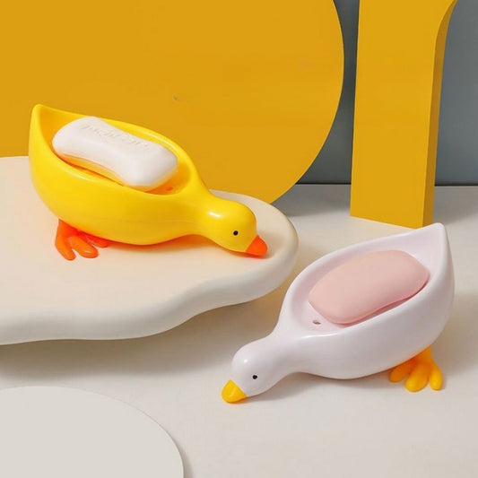 Little Duck Soap Holder, Cute Soap Drying Rack, Kitchen Bathroom Shelf Floor Type Soap Holder,