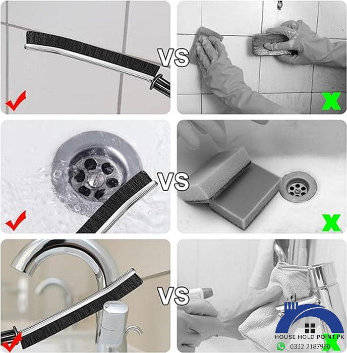 Gap Cleaning Brush, Dead Corners Multifunctional Brushes,Bathroom Crevice Gaps Cleaning Brush