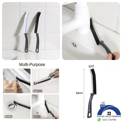 Gap Cleaning Brush, Dead Corners Multifunctional Brushes,Bathroom Crevice Gaps Cleaning Brush