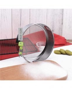 6 Pcs Stainless Steel Flour Sieve 60 Mesh Thickened Sesame Baking Tools Holding Ultrafine Flours Sift Kitchen Cake Accessories