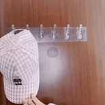 Self- Adhesive 6 Hooks Sticker Strip
