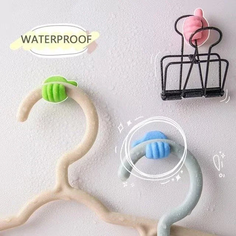 10 Pcs Silicone Thumb Wall Hooks