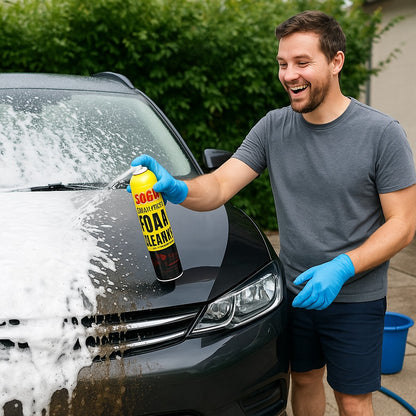 Multi-Purpose Kitchen Foam Cleaner Spray – 650ml | Heavy-Duty Degreaser for Stovetops, Countertops, Ovens, Sinks