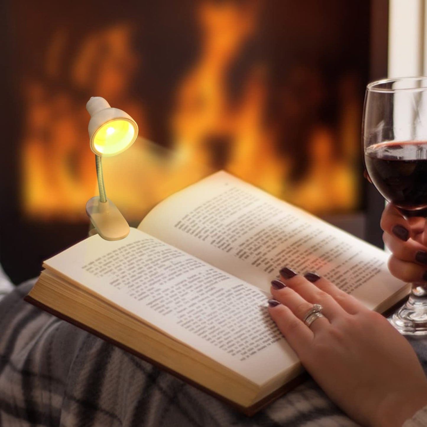 Portable Mini Book Night Lamp