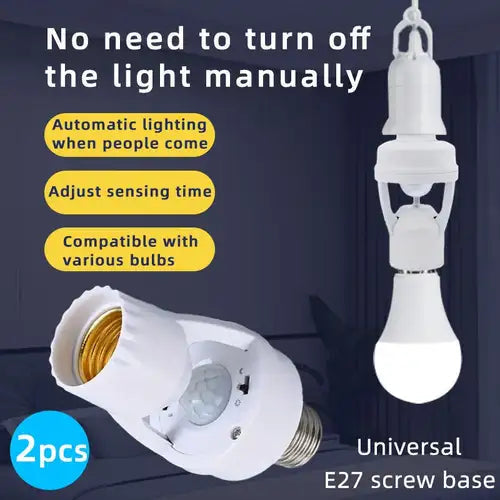 Motion Sensor LED Bulb Holder