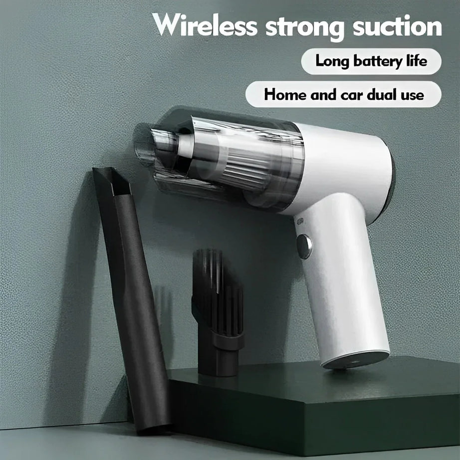 Powerful 3-in-1 Vacuum Cleaner for Car & Home – Compact, Cordless, Wet & Dry, Blower Function