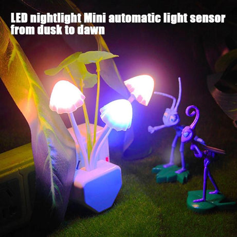 Cute Mushroom LED Night Light – Pack of 2