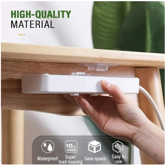 10 pcs Double Sided Self Adhesive Wall Hooks