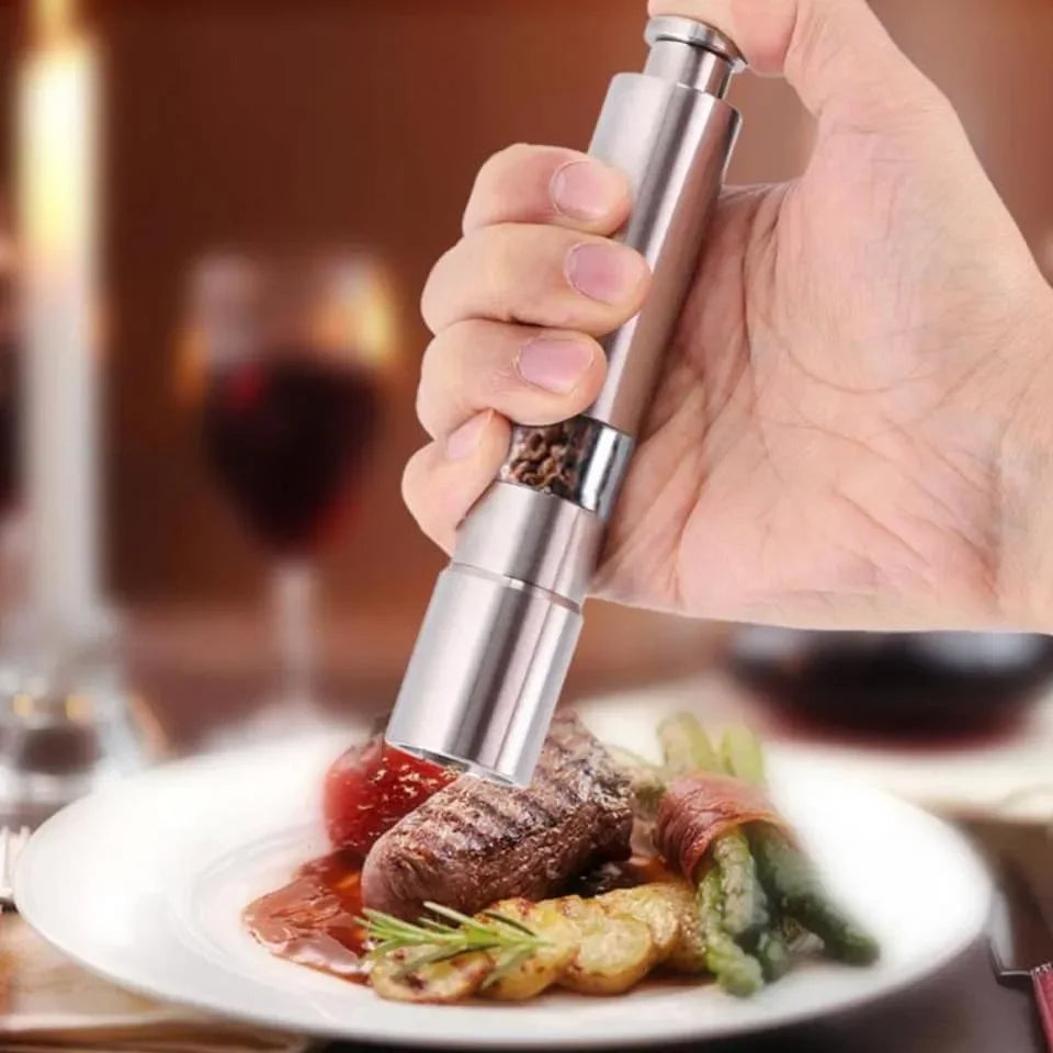🔥 Luxury Stainless Steel Salt & Pepper Grinder 🔥
