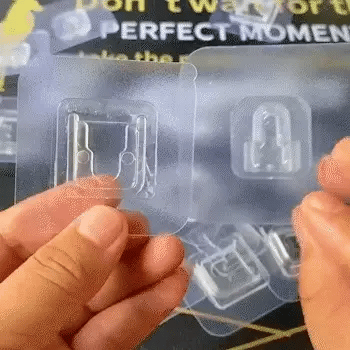 10 pcs Double Sided Self Adhesive Wall Hooks