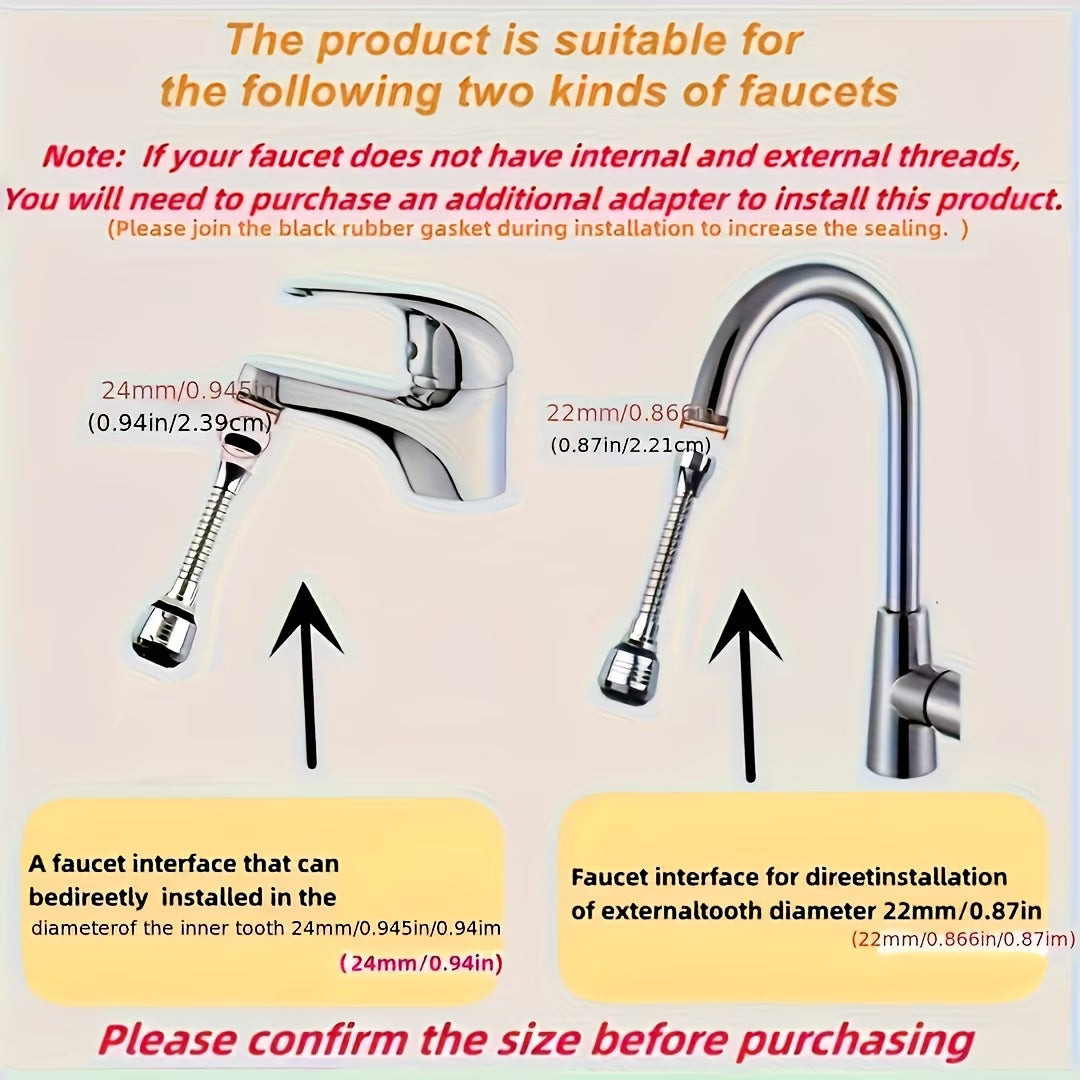 Flexible Faucet Sprayer Turbo Flex 360 Sink Faucet Sprayer Jet Stream Kitchen Accessories Faucet Head Dropship