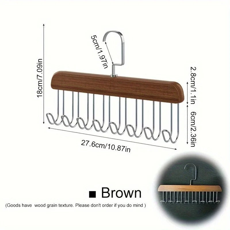 8 Hook Wooden Sling Hanger