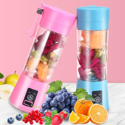 USB Rechargeable Juicer 6 Blades Electric Blender Portable Mixer