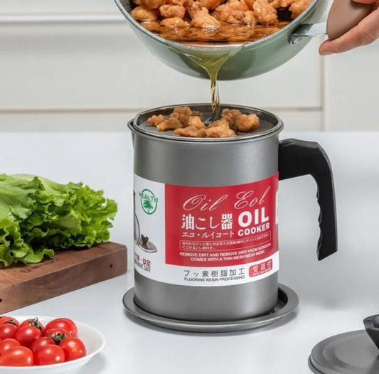 1.4L Stainless Steel Oil Strainer Pot